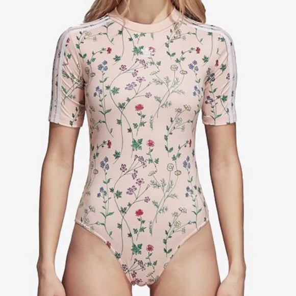 adidas Tops - Adidas Floral Bodysuit ain’t no sunshine when I’m gone